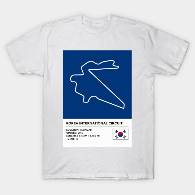 Korea International Circuit [info] T-Shirt by sednoid